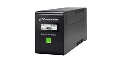 Power Walker UPS Line-Interactive 600VA 3x IEC C13, PURE SINE, RJ11/RJ45,USB,LCD