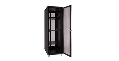  Linkbasic szafa stojąca rack 19'' 42U 600x800mm szara (drzwi przednie szklane)