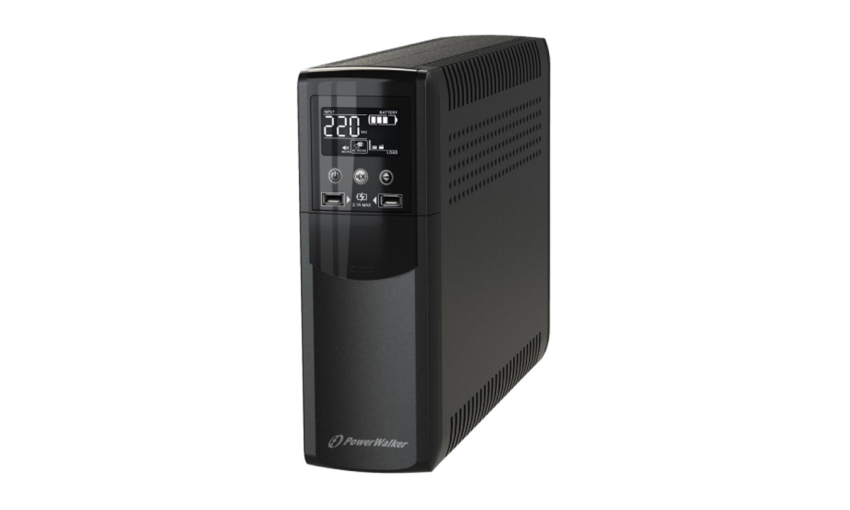 VI 600 CSW FR Power Walker - Zasilacz awaryjny UPS 1000VA 360W, USB, RJ-45, AVR