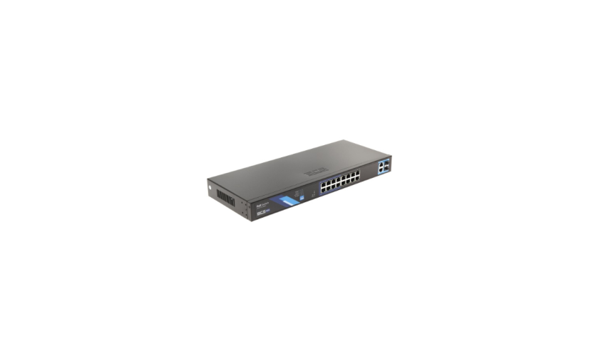 SWITCH POE BCS-B-SP1602G-2SFP(II) 16-PORTOWY SFP BCS BASIC