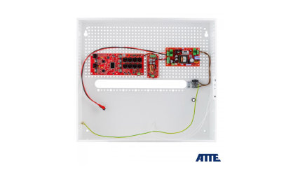 IPUPS-8-20-H Zestaw buforowy do 8 kamer IP, w obudowie wewnętrznej ABOX-H (1x AKU 18Ah + NVR), zasilacz 72W, switch PoE 10 portowy (8xPoE 10/100Mbps + 2xGigabit Uplink), bezpieczniki elektroniczne, typu IPUPS-8-20-H