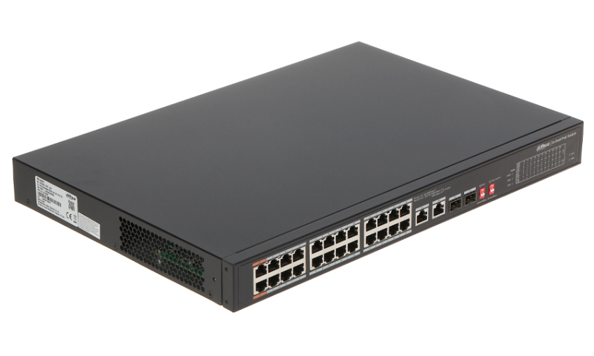 Switch przemysłowy PoE PFS3226-24ET-240 26 portowy + 2× SFP