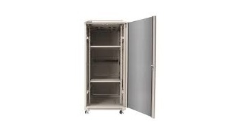  Linkbasic szafa stojąca rack 19'' 27U 600x1000mm czarna (drzwi przednie szklane)