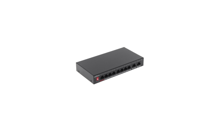 SWITCH POE PFS3010-8ET-96-V2 8-PORTOWY DAHUA